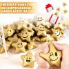 Deekin 36 Pieces Star Stress Balls Mini Foam Ball Stress Relief Toys for Teens and Adults Student Bag Fillers, Gold(Novelty,1.6 Inch) view 3