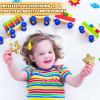 Deekin 36 Pieces Star Stress Balls Mini Foam Ball Stress Relief Toys for Teens and Adults Student Bag Fillers, Gold(Novelty,1.6 Inch) view 4