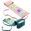 3 Pcs Tarot Card Holder Bag Kit Contains Velvet Tarot Card Storage Box Case and Decision Maker Coin, Tarot Accessories, Tarot Cloth Pouches Card Holders for Playing Cards and Tarot Cards Oracle Deck view 1
