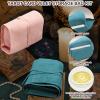 3 Pcs Tarot Card Holder Bag Kit Contains Velvet Tarot Card Storage Box Case and Decision Maker Coin, Tarot Accessories, Tarot Cloth Pouches Card Holders for Playing Cards and Tarot Cards Oracle Deck view 3