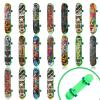 Sosation 18 Pcs Mini Finger Skateboard Valentine Party Gift Favors Mini Skateboards Novelty Fingerboard Decorations Fingertips Movement Finger Gift(Cool Style) view 1