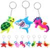 Mctuoba 100 Pcs Under the Sea Party Favors for Kids, Ocean Sea Animals Themed Birthday Party Supplies for Boys Girls, Classroom Prizes, Pinata Filler Goody Bag Stuffers view 4