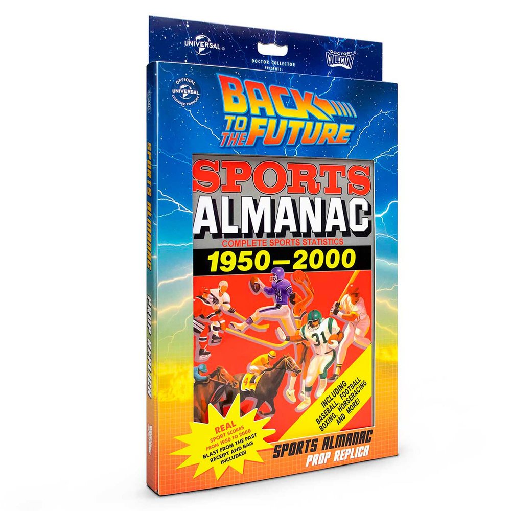 Doctor Collector: Back to The Future: Includes Almanac Book, See Through Almanac Receipt & Holographic Reflectant Plastic Bag, Officially Licensed Collectable Based Off The Movie Prop