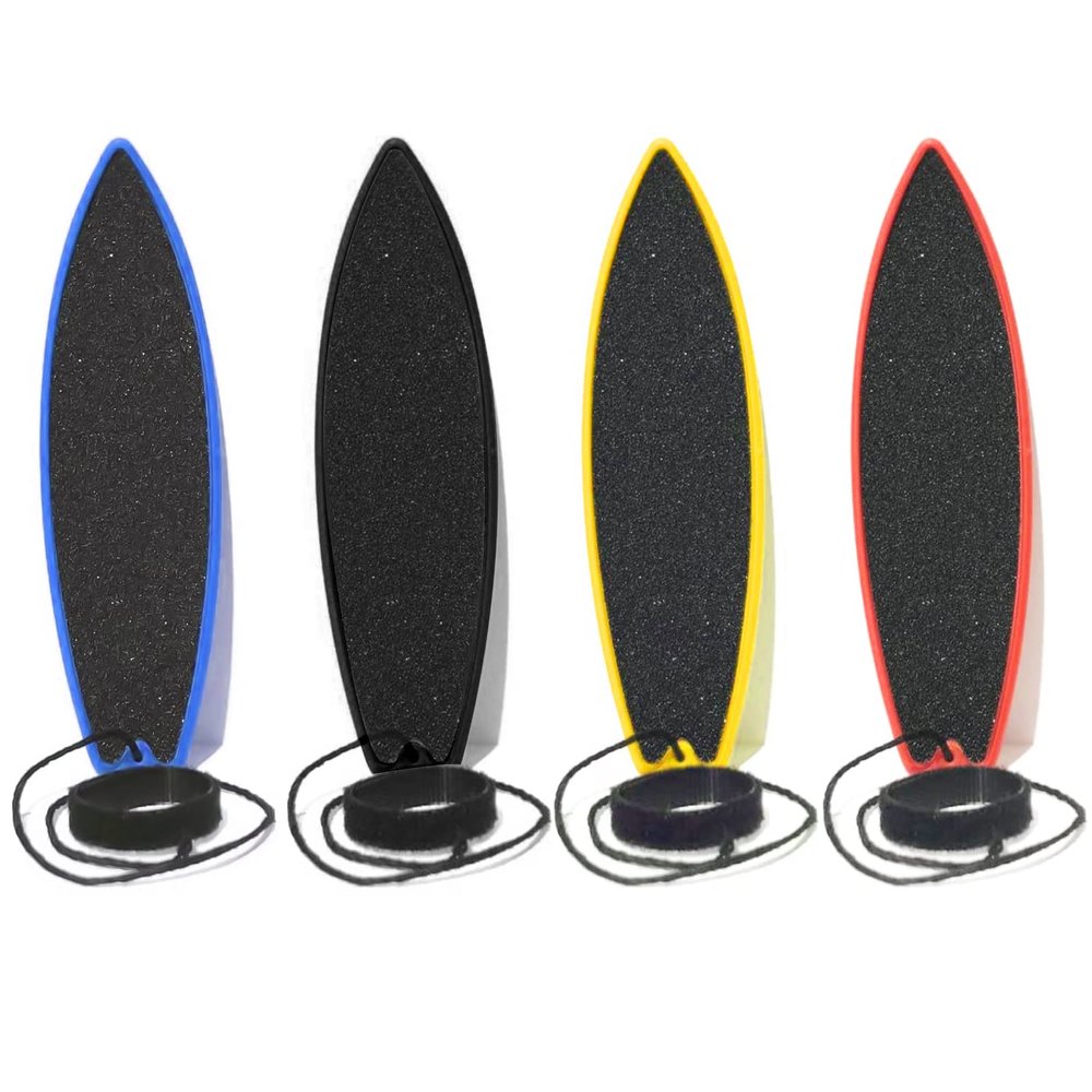 ACEGENIU 4 Pack Finger Surfboard for Car Ride - 1.4" x 4.5" Pro Air Fingerboard, Fun Keepsake Toy Gifts for Teens, Ideal Birthday & Travel Stocking Stuffers