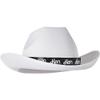 InSpirit Designs Kids Barbie and Ken Cowboy or Cowgirl Hat | Officially Licensed | White Cowboy Hat | Interchangeable Barbie and Ken Ribbons view 2