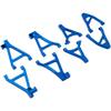 2Pcs Vgoohobby Aluminum Front Rear Upper Lower Suspension Arms #7131 7132 A-Arms Compatible with 1/16 Traxxas Mini Slash 4WD 70054 RC Car view 2