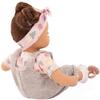 Gotz Muffin Popsicls 13" Soft Baby Doll with Brown Hair to Wash and Style view 4