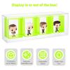 OnDisplay Wall/Table Mount Deluxe Neon Acrylic Display for Funko Pop/Dolls/Figurines - Keeps Collectible Bobbleheads, Blinds, and Collectibles Clean and Dust Free (4 Section - Neon Green) view 3