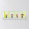 OnDisplay Wall/Table Mount Deluxe Neon Acrylic Display for Funko Pop/Dolls/Figurines - Keeps Collectible Bobbleheads, Blinds, and Collectibles Clean and Dust Free (4 Section - Neon Green) view 4