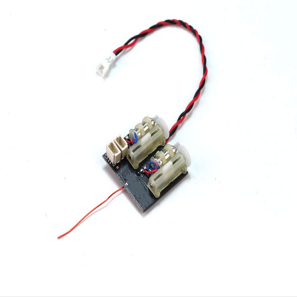 2.4G 4CH/5CH/6CH/7CH Mini Receiver Support DSM2/ DSMX Protocol Built-in Brushed/Brushless ESC Regulator (RX244)