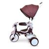 iimo Folding 3 in 1 Tricycle - Premium Tricycles for 1-3 Year olds - Japan Design Toddler Bike with Push Handle, Stroll N Trike, Toddler Tricycle Stroller - Kids Trike for Baby Boys and Girls (Brown) view 2