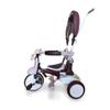 iimo Folding 3 in 1 Tricycle - Premium Tricycles for 1-3 Year olds - Japan Design Toddler Bike with Push Handle, Stroll N Trike, Toddler Tricycle Stroller - Kids Trike for Baby Boys and Girls (Brown) view 3
