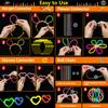 259 Pack Glow Party Supplies Glow Sticks Party Pack Glow Themed Party Hanging Decorations Birthday Party Decoration Tablecloth, Balloons, Sticks, Glasses and Headband for Kids Neon Party Decorations view 3