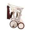iimo Folding 3 in 1 Tricycle - Premium Tricycles for 1.5-4 Year olds - Japan Design Toddler Bike with Push Handle, Stroll N Trike, Tricycle Stroller - Kids Trike for Baby Boys and Girls (White) view 3