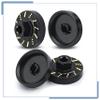 Zolikar 4PCS RC Brass Wheel Weights Hex Hub Adapters for TRX4M Upgrades 1/18 Scale RC Crawler Car Accessories, Black view 3