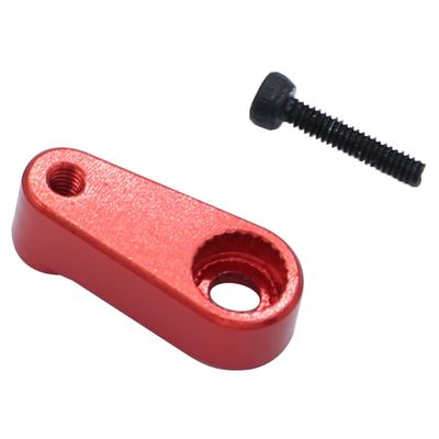 Palumma Aluminium Alloy RC Car Servo Arm Compatible With TRX4M Climbing Car, RC Model Car Upgrade Parts Steering Servo Arm Horn Kits (Red)