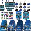 122Pcs Video Game Party Favors, Gamer Party Favors for Boys Includes 13 x 11 Inch Video Game Party Drawstring Bags Bracelets VIP Passes with Lanyards Keychains Tattoo Stickers for Gaming Party Favor view 1