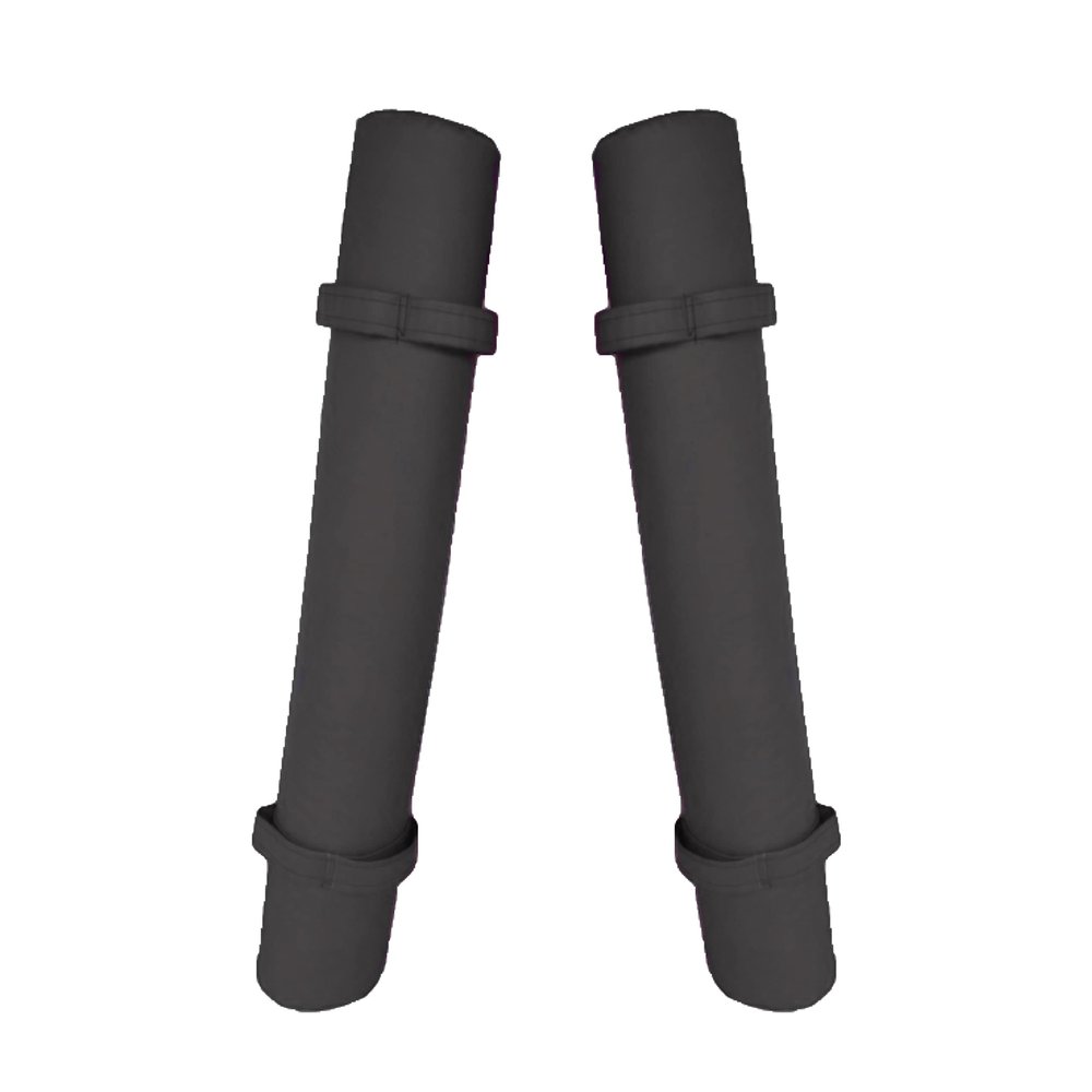 ENVIROLITE Joust Stick - Vinyl Covered Foam Pugil Stick - Use for Sparring Games, Trampoline Battles, & Gladiator Jousting - 48" x 8" - Black - Includes: One Joust Stick - NOT A Set