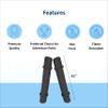 ENVIROLITE Joust Stick - Vinyl Covered Foam Pugil Stick - Use for Sparring Games, Trampoline Battles, & Gladiator Jousting - 48" x 8" - Black - Includes: One Joust Stick - NOT A Set view 2