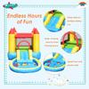 Costzon Inflatable Water Slide Bounce House with Ball Pit & Splash Pool, Bouncy Jump Castle for Kids Backyard Fun with GFCI 550w Blower, Blow up Water Slides Inflatables for Kids Outdoor Party Gifts view 2