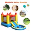 Costzon Inflatable Water Slide Bounce House with Ball Pit & Splash Pool, Bouncy Jump Castle for Kids Backyard Fun with GFCI 550w Blower, Blow up Water Slides Inflatables for Kids Outdoor Party Gifts view 4
