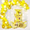 Honoson 54 Pieces Sunflower Baby Shower Party Decorations Sunflower Balloon Boxes with LED Light Strings You Are My Sunshine Birthday Decorations Backdrop for Sun flower Themed Wedding Supply Decor view 1