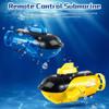 GoolRC Mini Remote Control Submarine, RC Submarine Toy 4-Channel Remote Control Toy Forward/Diving, Backward/Surfacing, Left Turn, Right Turn Yellow view 2