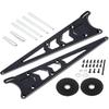 Rcarmumb Wheelie Bar Kit Upgrades Part for 1/10 Slash 2WD,Rustler,Bandit,Aluminim Alloy Adjustable Wheelie Bar Kit Tail Wheel Head up Wheel Assembly RC Upgrades Part. view 1
