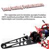 Rcarmumb Wheelie Bar Kit Upgrades Part for 1/10 Slash 2WD,Rustler,Bandit,Aluminim Alloy Adjustable Wheelie Bar Kit Tail Wheel Head up Wheel Assembly RC Upgrades Part. view 4