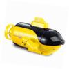 GoolRC Mini Remote Control Submarine, RC Submarine 4-Channel Remote Control Boat Forward/Diving, Backward/Surfacing, Left Turn, Right Turn Yellow view 4