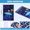 Faccito 86 Sets Space Party Favors Astronaut Party Favors Space Stationery Set Classroom Reward Gifts Prizes Notepads Pencils Stampers Sharpener Stickers Astronaut Model Birthday Decoration view 2