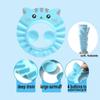 Baby Shampoo Cap Waterproof Baby Shower Cap Adjustable Bathing Hat Visor Hat with Ear Muffler for Toddler Infants Kids view 2