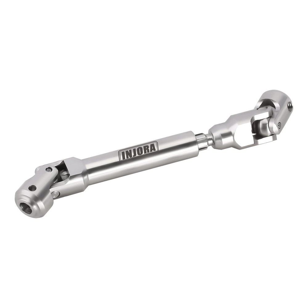 INJORA Drive Shaft Stainless Steel Heavy-Duty Driveshafts for Axial SCX10 90046 AXI03007 TRX4 Redcat Gen8 1/10 RC Car Crawler Upgrade(104-139mm)