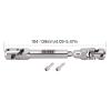 INJORA Drive Shaft Stainless Steel Heavy-Duty Driveshafts for Axial SCX10 90046 AXI03007 TRX4 Redcat Gen8 1/10 RC Car Crawler Upgrade(104-139mm) view 2