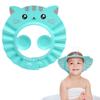 Baby Shampoo Cap Waterproof Baby Shower Cap Adjustable Bathing Hat Visor Hat with Ear Muffler for Toddler Infants Kids view 1