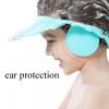 Baby Shampoo Cap Waterproof Baby Shower Cap Adjustable Bathing Hat Visor Hat with Ear Muffler for Toddler Infants Kids view 4
