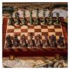 AQUETI Chess Set Chess Game Set Chess Board Metal Chess Adult Set 20x20inTravel Chess Set with Board Folding Wooden Chess Board Chess Board Game view 3