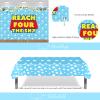 111 PCs Cartoon Toy 4th Party Decorations, Toy Themed Inspired Story Fourth Reach Four The Sky Birthday Decorations Backdrop Balloon Garland Arch Banner Tablecloth Cake Topper Blue view 4