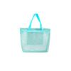 ACBSUSU Foldable Zipper Pool Tote Bag, Mesh Beach Toys Bag with Inner Pocket (Blue) view 1