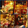 GuDoQi DIY Miniature Dollhouse Kit, 1:24 Scale Tiny House with Music Plant, Model Craft Kit for Adults, Great Handmade Gift for Birthday Christmas Day, Japanese Villa Courtyard view 4