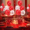 2 Set Red Balloon Centerpieces for Tables Red Balloons Stand Kit for Birthday Party Graduation Baby Shower Valentine's Day Wedding Prom Cake Retirement Table Top Decorations view 3