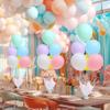 2 Set Pastel Birthday Decorations Rainbow Party Table Balloons Centerpiece Stand Kit for Girls Baby Shower Wedding Prom Graduation Unicorn Theme Table Decorations view 2