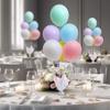 2 Set Pastel Birthday Decorations Rainbow Party Table Balloons Centerpiece Stand Kit for Girls Baby Shower Wedding Prom Graduation Unicorn Theme Table Decorations view 3