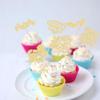 24Pcs Happy Mother's Day Cupcake Toppers Glitter Best Mom Ever Cupcake Picks Super Mom Cake Decorations for Happy Mother's Day Birthday Party Cake Decorations Supplies Gold view 4