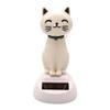 pistro Shaking Head Cat Solar Powered Doll for Desk Table Top Dashboard Decoration view 1