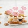 24Pcs Happy Mother's Day Cupcake Topper Happy Mother's Day Cupcake Picks Glitter Flower Best Mom Party Cake Decorations Cupcake Toppers Picks for Mother's Birthday Party Supplies Pink view 4