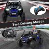 Costzon 2-Seater Ride on Car for Kids, 12V Kids' Electric Vehicles w/Remote Control, 4 Shock Absorbers, Wireless Music & FM, 3 Speeds, Ambiance Lights, Electric UTV, Kid Car Toy for Boys, Girls(Black) view 4