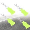JTLB RC Body Clips Bent Springy R Pins, 1/8 1/10 1/12 RC Body Clips R Pins + Fixing Bracket Set RC Model Bent Body Clip Accessory Model Car Accessories( Green) view 2