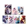 Hatsuno Okoku Trading Cover Illustration Square Tin Badge, Pack of 7, Box view 1