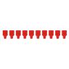 JTLB RC Body Clips, 1/18 1/24 Body Clips Pins with Fixing Bracket Stable Reliable Small Replaceable Practical Remote Control Car Accessories (Red) view 2